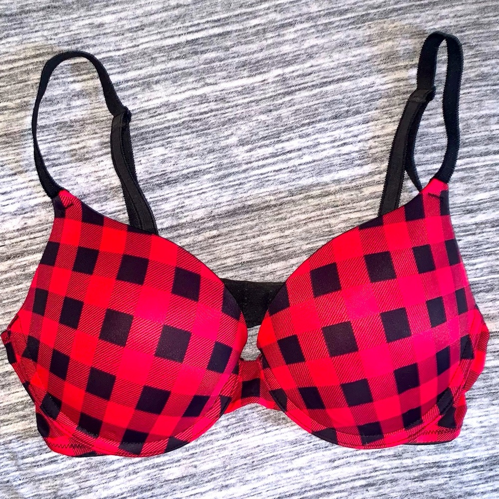 VS PINK Plaid Bra